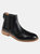 Thomas & Vine Corbin Plain Toe Chelsea Boot - Black