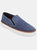 Tillman Slip-On Leather Sneaker - Navy