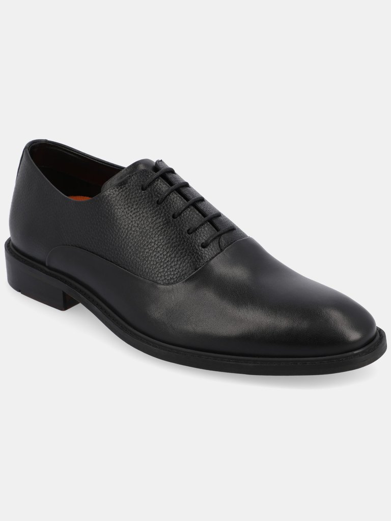 Trenton Plain Toe Oxford Shoes - Black