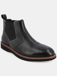 Ventura Plain Toe Chelsea Boot - Black