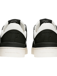 Men's Court Sneakers | Black-White-Black