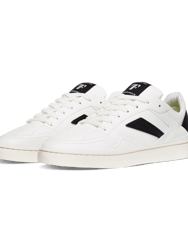 Men's Court Sneakers | White-Black