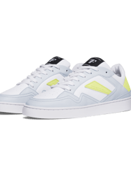 Men's Court Sneakers | White-Ed Gray-Washed Acid
