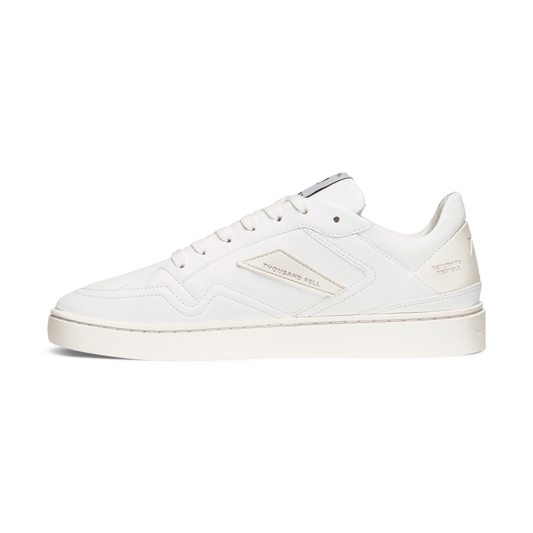 Men's Court Sneakers | White-White