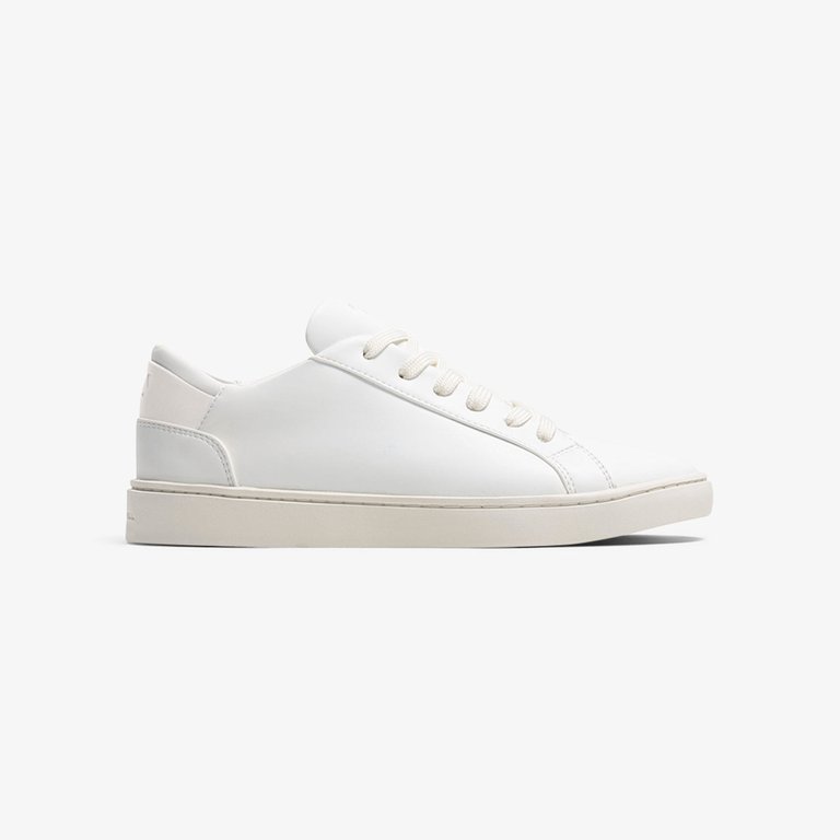 Men's Lace Up Sneakers | White - White
