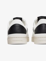 Women's Court Sneaker - White-Black