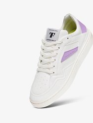 Women's Court Sneaker - White-Violet Dusk