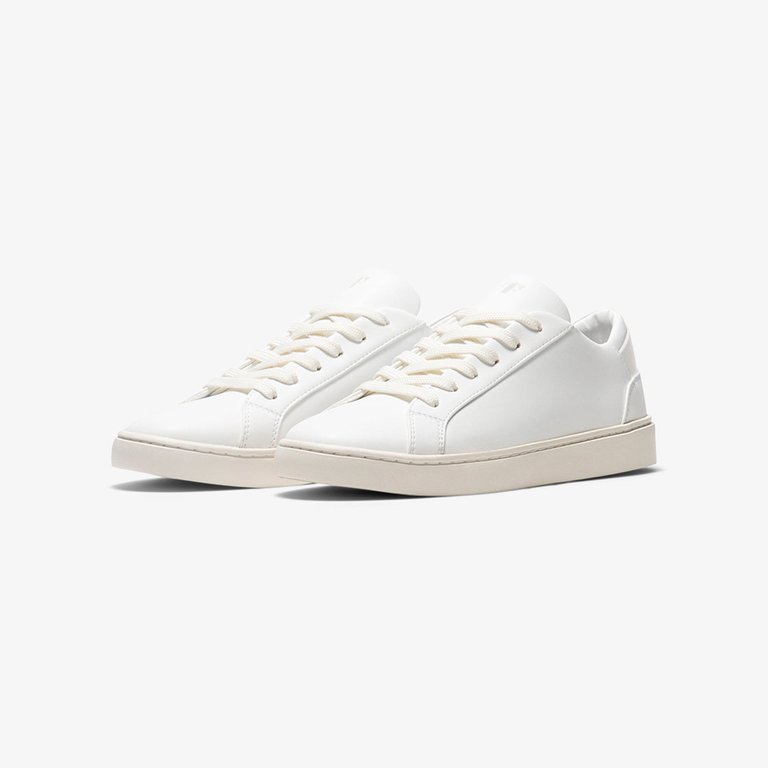 Women's Lace Up Sneaker - White