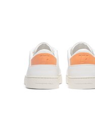 Women's Lace Up Sneakers - Orange