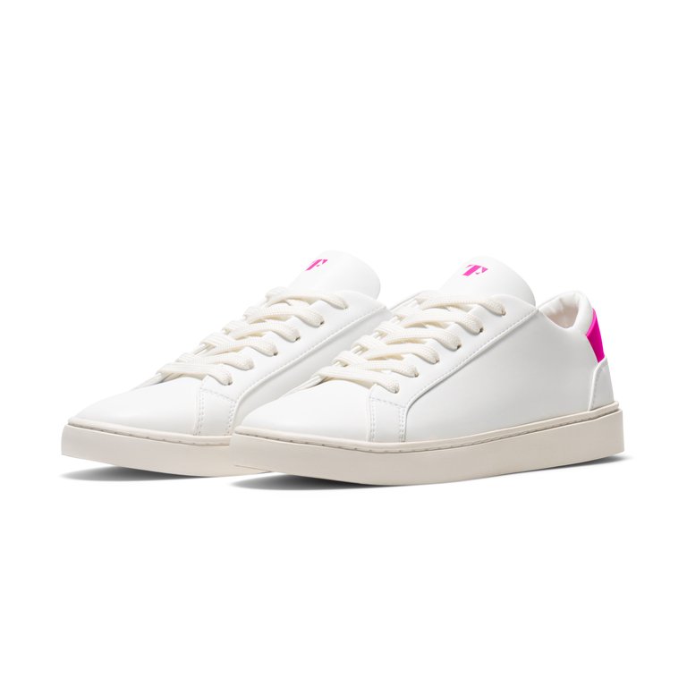 Women's Lace Up Sneakers - Pink Force