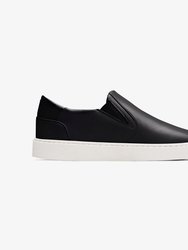 Women's Slip On Sneakers | Black With Black - Black