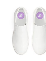 Women's Slip On Sneakers | Psychic Wave (Purple)