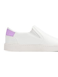 Women's Slip On Sneakers | Psychic Wave (Purple) - Psychic Wave (Purple)