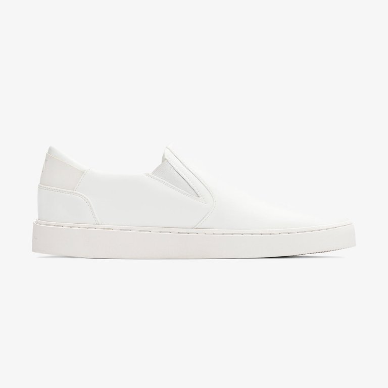 Women's Slip On Sneakers | White - White