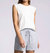 Brenn Muscle Tee In White - White