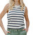 Elsa Tank Top In Navy Stripe