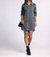 Kieran Dress In Black Acid Wash