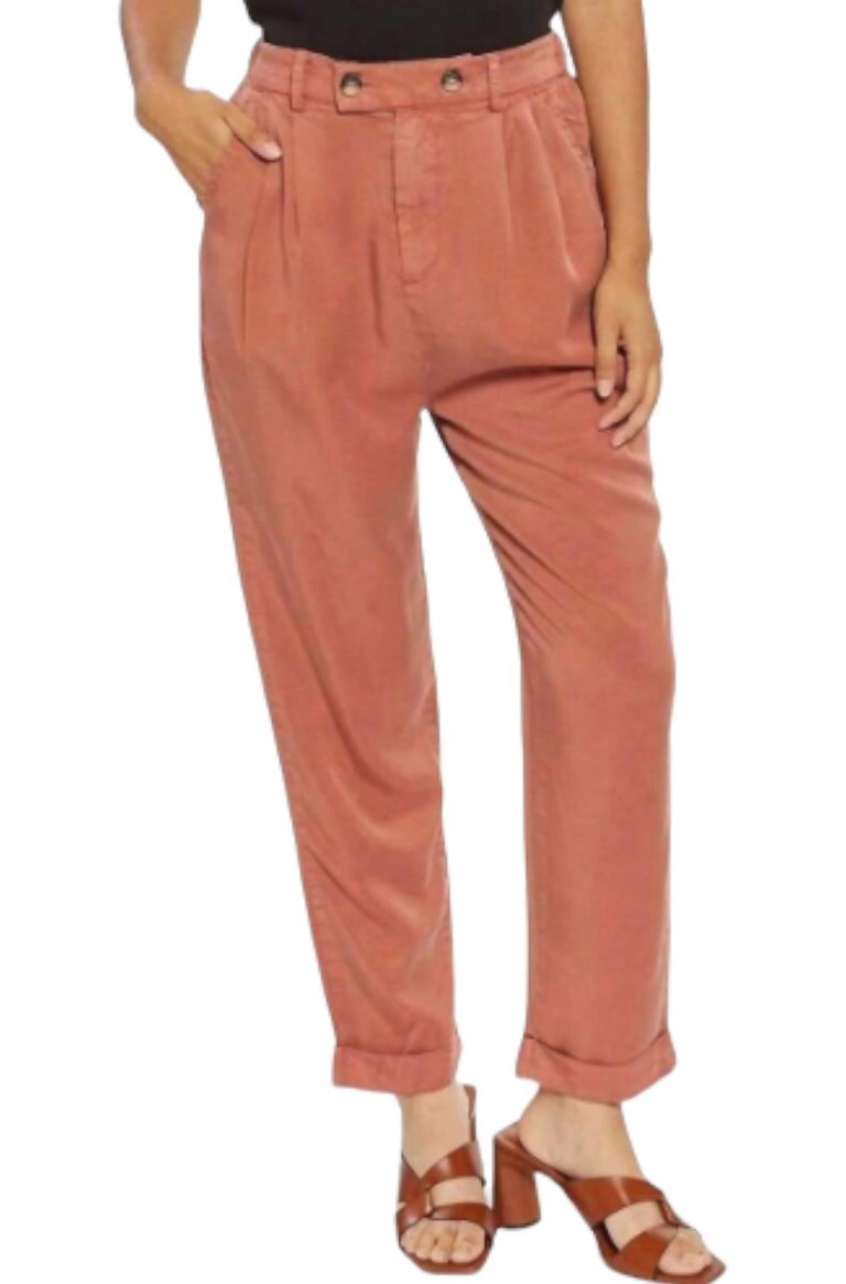 Weekend Pants In Burndt Orange - Burndt Orange