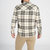 Xander Flannel Long Sleeve Shirt In Black Olive