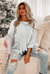 Alina Ripped Raw Hem Chunky Pullover Sweater