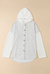 Berkley Button Up Knitted Sleeves Hooded Jacket