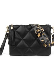 Blaire Crossbody Bag Choose Your Strap - Black