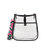 Clear Courier Choose Your Strap Handbag - Black