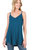 Gemma Spaghetti Strap V-Neck Flowy Tunic Tank Top