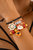 Halloween Beaded Bracelet - Orange