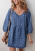 Hazel Open Back Loose Fit Denim Dress - Ashleigh Blue