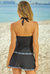 Jenna Halter Tankini Top With Swimsuit Skirt Tankini Set