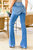 Lana Distressed Medium Wash Flare Jeans