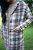 Lilia Plaid Button Up Lapel Jacket