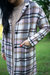 Lilia Plaid Button Up Lapel Jacket