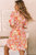 Louise Wide Flutter Sleeve Floral Dress