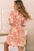 Louise Wide Flutter Sleeve Floral Dress