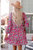 Mikaela Smocked V Neck Puffy Sleeve Floral Dress