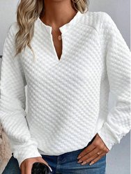 Mylah Quilted Long Sleeve Top