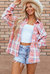 Natalie Plaid Button Up Shacket