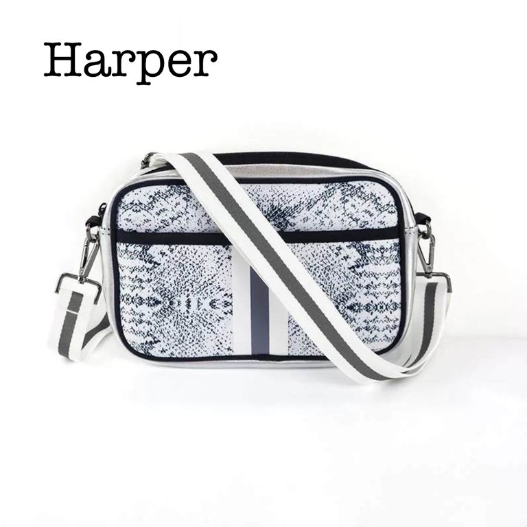 Neoprene Compact Crossbody Bag - Harper