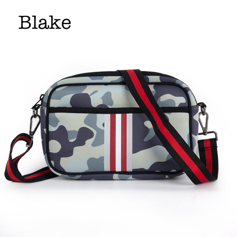 Neoprene Compact Crossbody Bag - Blake