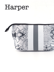 Neoprene Cosmetic Bags - White