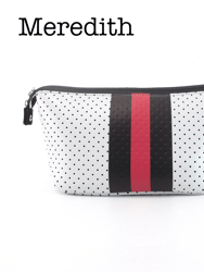 Neoprene Cosmetic Bags - White