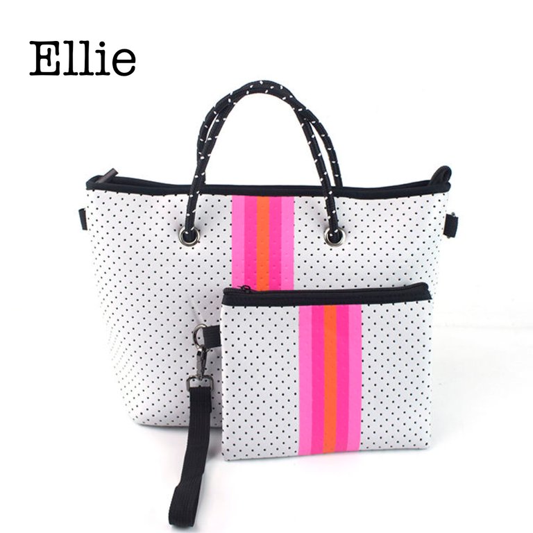 Neoprene Handbag & Wristlet - Ellie