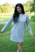 Quincy Textured Long Sleeve Dress