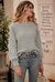 Remi Cable Knit Sleeve Sweater