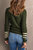 Sophie Striped Sleeve Plain Knit Sweater