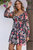Tessa Floral Tiered Long Puff Sleeve Mini Dress