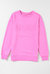 Vera MAMA Letter Embossed Casual Sweatshirt - Bright Pink