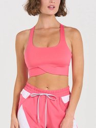 Tulip Racerback Bra - Coral Reef